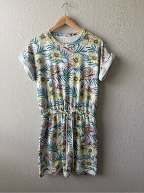 Lou & Grey Tropical Floral Women’s Sweatshirt Dress